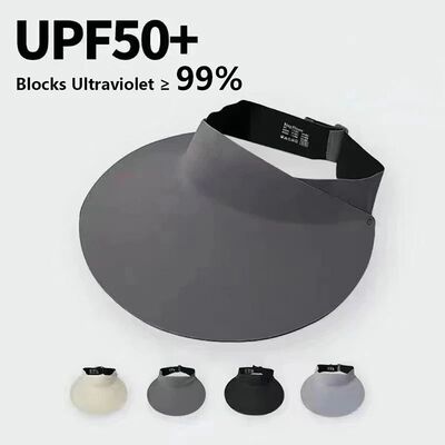Foldable Seamless Wide Visor Brim Hat Quick-dry Anti UV Sun