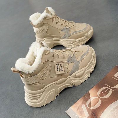 Winter New Women High Top Snow Boots Warm Plush Woman Comfor