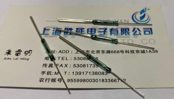 原装进口美国磁簧开关干簧管MDRR-DT  2*14  三脚常开常闭型14mm