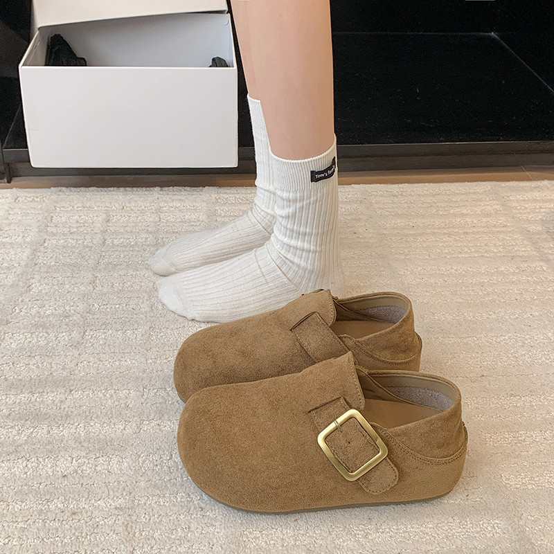 勃肯鞋女款2026年新款春季爆款两穿时尚百搭小个子厚底增高豆豆鞋,女鞋,勃肯鞋/软木鞋,淘宝优惠券,粉丝福利购,淘宝优惠卷