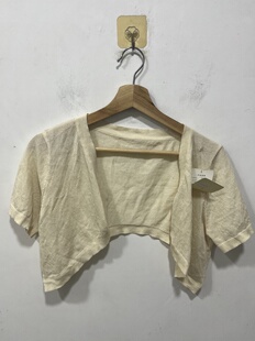 百搭休闲上衣针织衫 时尚 短袖 开衫 外披 亏本清货夏季 外套罩衫 女装