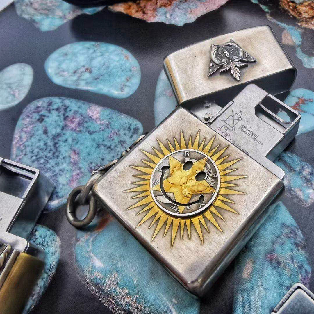 单孔版 小糖果药丸口香糖内胆通用ZP打火机外机壳304不锈钢食品级