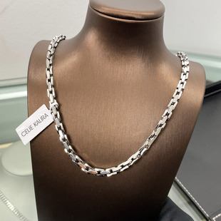 CELIE 嘻哈逆鳞龙骨男女项链不褪色百搭情侣毛衣链礼物 KALIRA个性