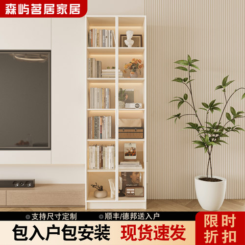 电视机边柜书柜展示玻璃柜