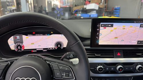 23 24款奥迪B9 A3 A4 A5 Q2L Q5L MIB3 激活原厂导航地图仪表投屏