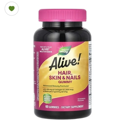 然萃维维生素头发肌肤和指甲健康