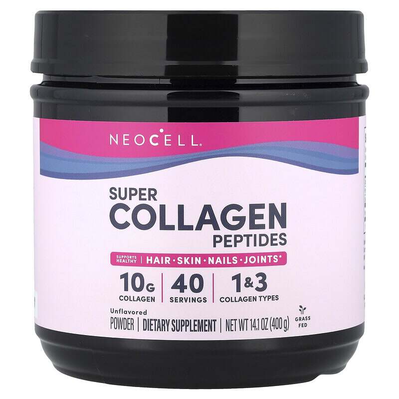 美国Neocell 高级胶原蛋白肽粉皮肤头发指甲关节健康400g