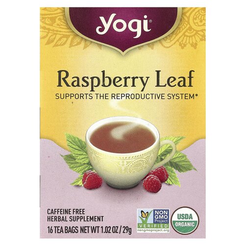 美国Yogi Tea女性生理期调理茶原生态用覆盆子叶制成支持健康循环