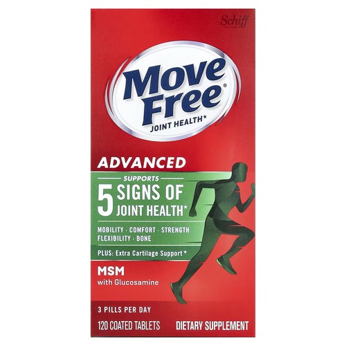 美国Move Free益节维骨力氨糖健康关节绿瓶软骨素红瓶关节灵高钙