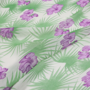 12姆米绿叶真丝乔其纱连衣裙衬衫 布料面料 桑蚕丝服装