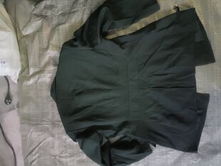 二手春秋长服上衣外套松绿色