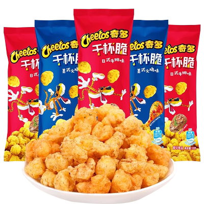 奇多干杯脆薯条小零食