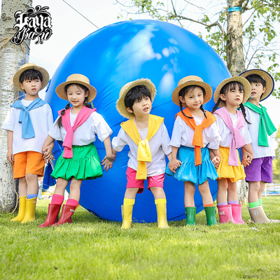 六一儿童演出服幼儿园舞蹈小学生运动会开幕式班服啦啦队表演服装