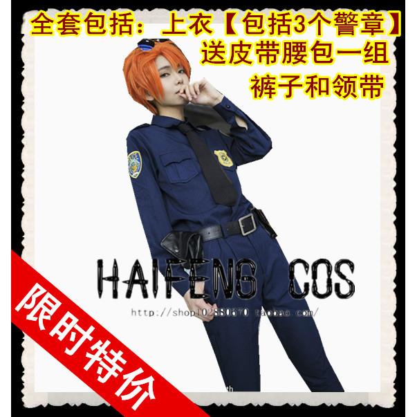 疯狂动物城cos拟人朱迪judy兔子尼克狐狸cosplay现货定制儿童服装