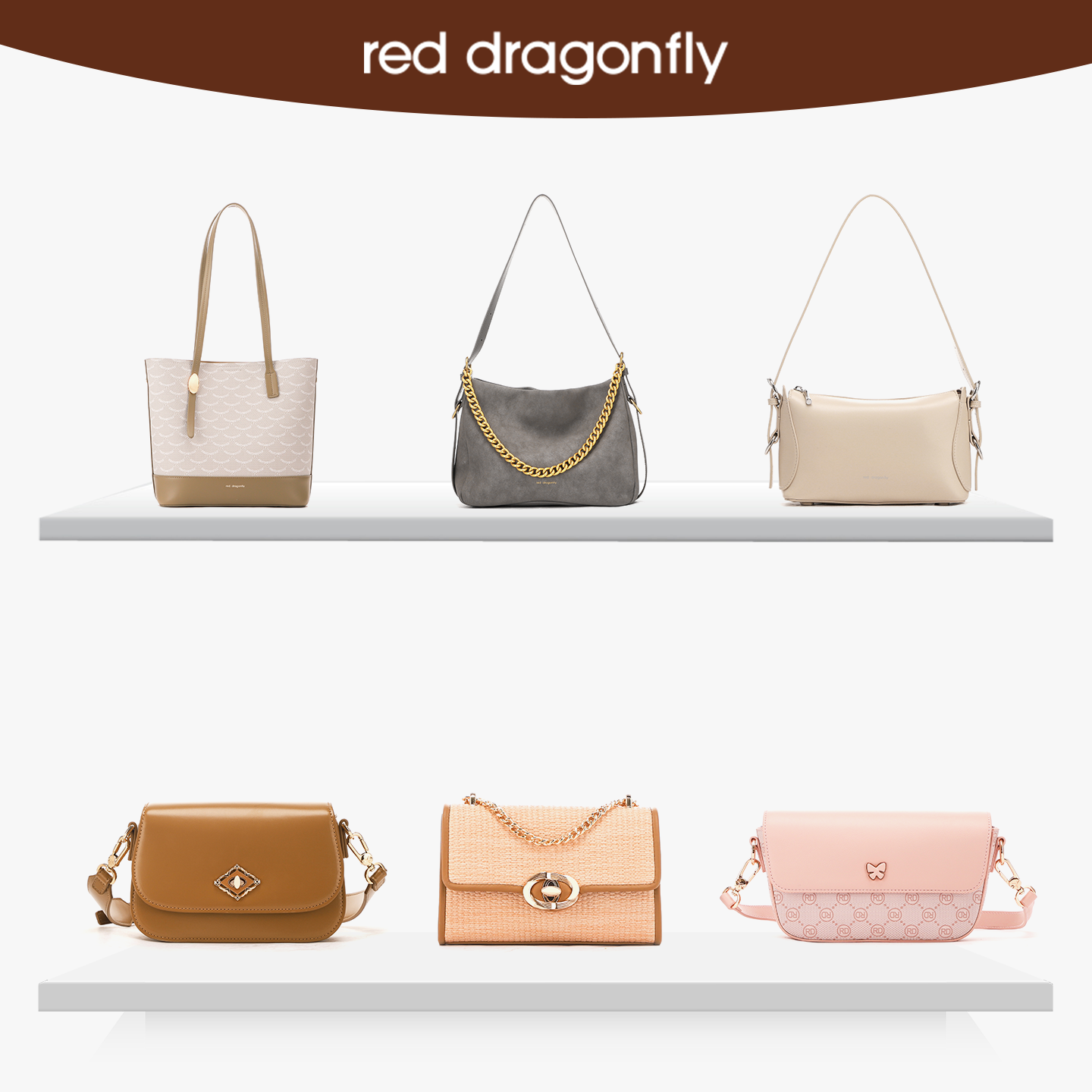 【品牌清仓特惠】红蜻蜓女手提包通勤手拎包男单肩斜挎包专柜正品