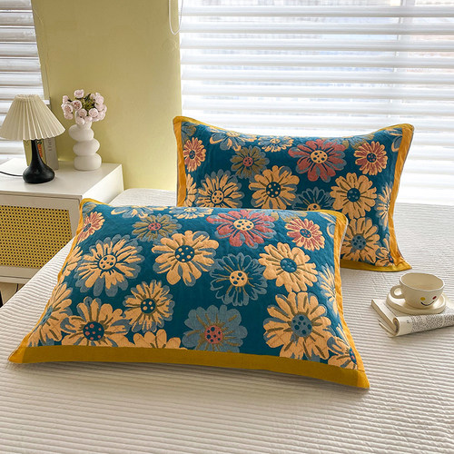 星晴盖巾枕巾可机洗纯棉全棉