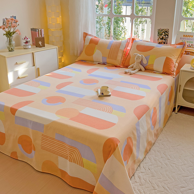 纯棉磨毛加厚床单单件