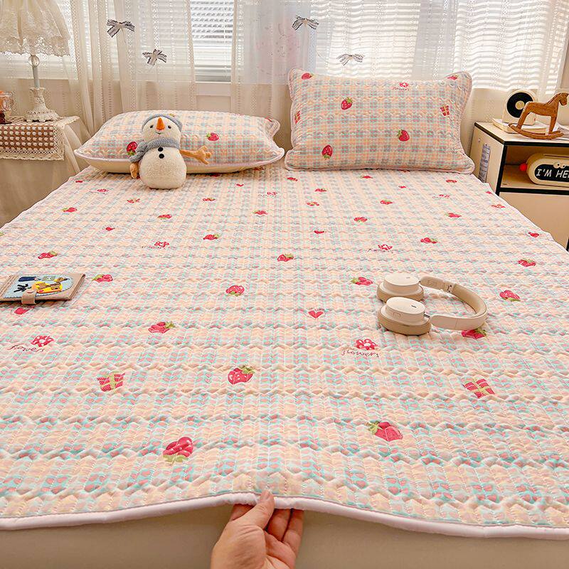 双层纱防水隔尿床垫婴儿垫姨妈垫宿舍床垫保护垫薄款隔脏防滑底垫