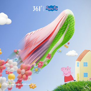 361飞燃4.5MIX小猪佩奇联名跑步鞋专业竞速训练跑鞋减震运动鞋男K