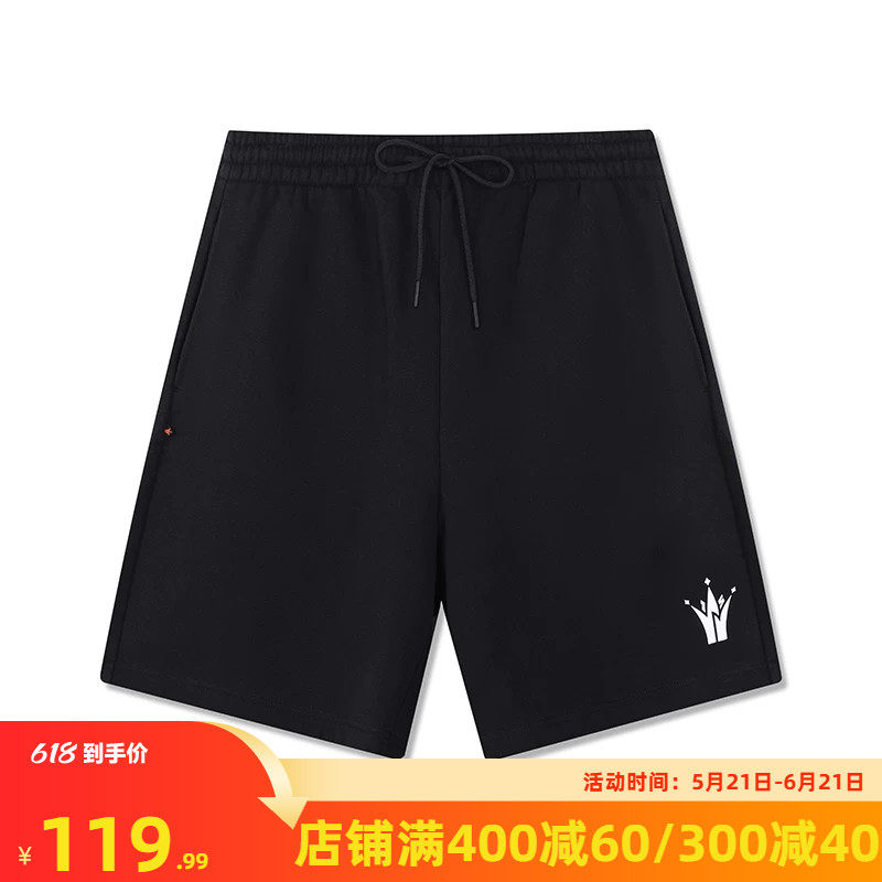 361约基奇运动短裤2026夏季男子针织五分裤宽松舒适裤子松紧腰头