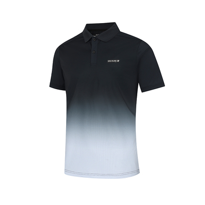 361冰感POLO衫男2025夏季新款冰凉翻领T恤男士渐变色潮流运动短袖