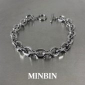 钛钢不掉色古巴链手链男士 潮牌嘻哈女ins冷淡风简约情侣手饰配饰