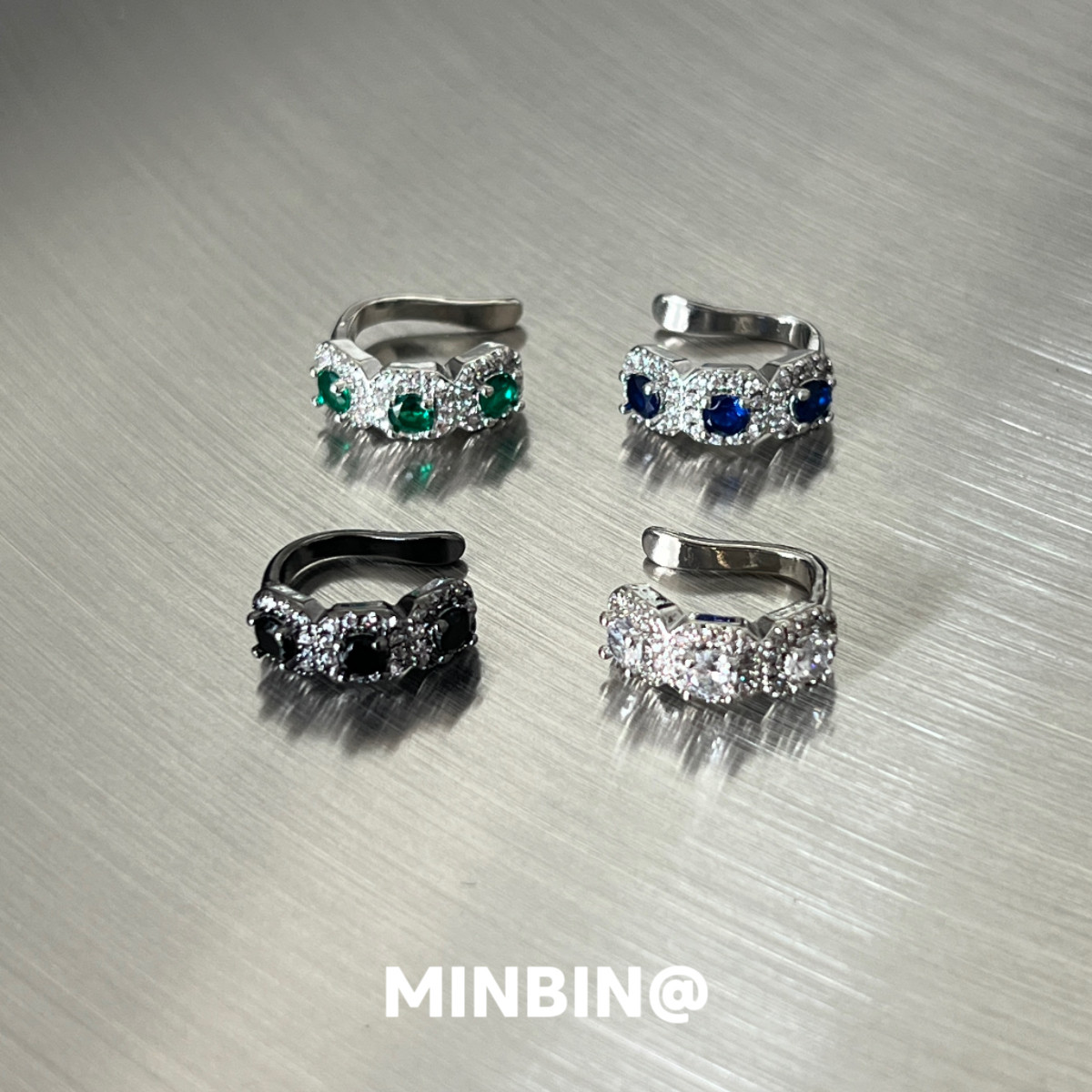 闪钻冰糖无耳洞耳骨夹轻奢小众高级设计感百搭耳夹男女耳饰装饰品