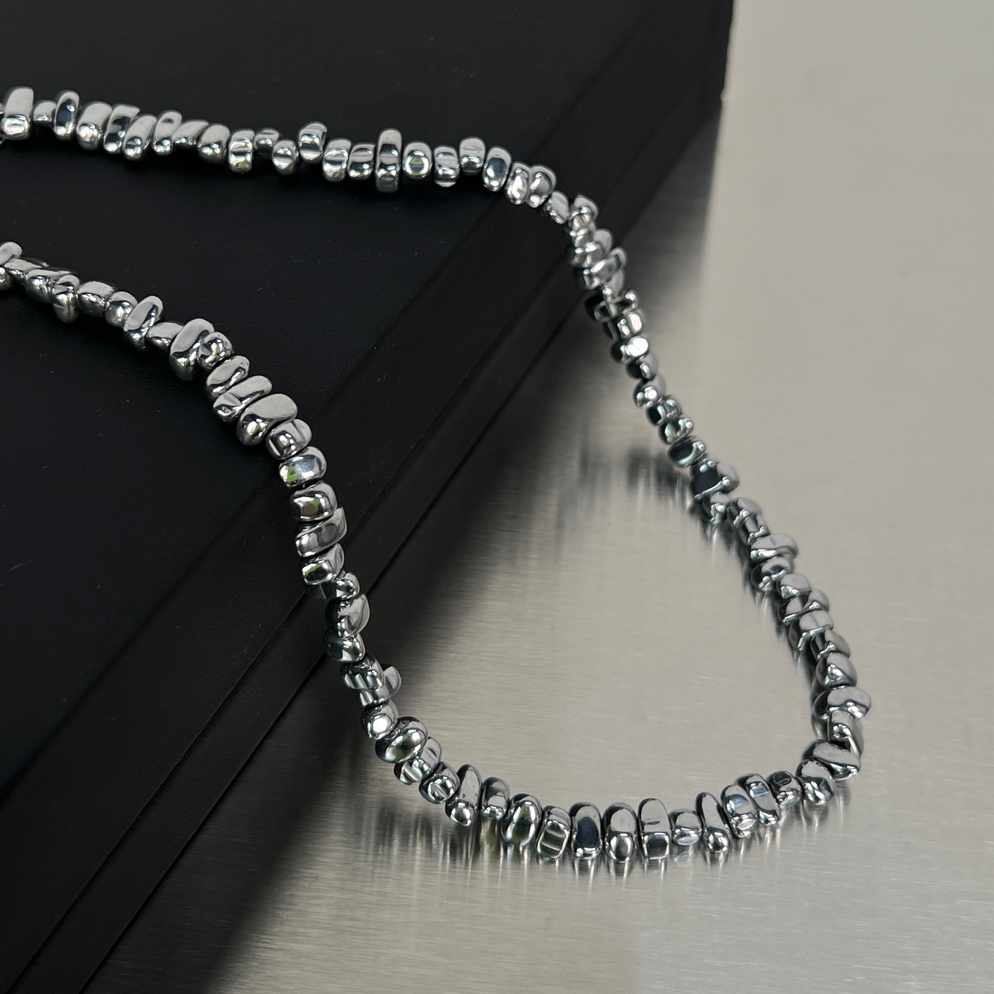 碎银豆豆项链女轻奢小众