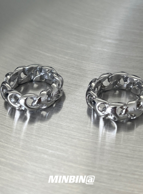 小众龙骨戒指钛钢不掉色