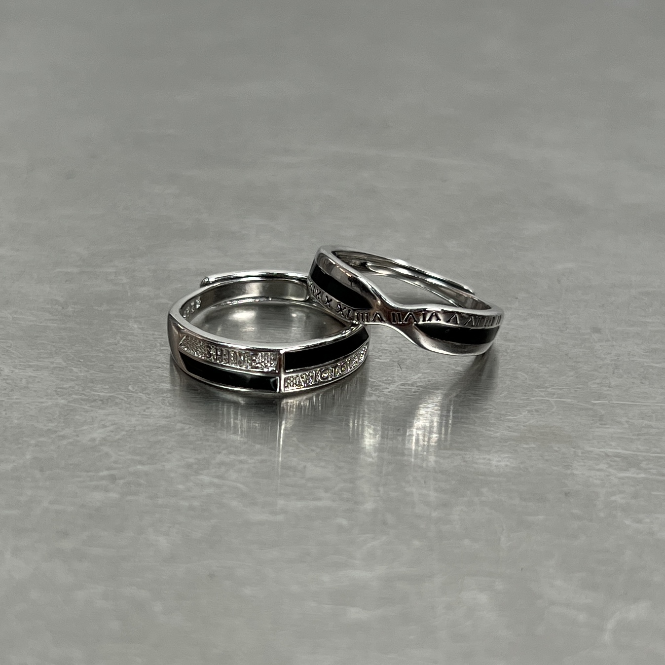 星芒戒指男士单身戒ins风