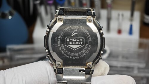 卡西欧GM-5600/2100手表表盘接口损坏维修服务