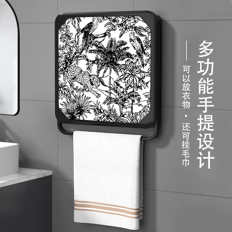 今日特价！两用浴室壁画收纳箱图片