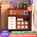 木小咖 实木多功能吧台柜玄关台收纳储物餐边柜小户型家用吧台桌
