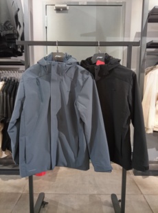 李宁冲锋衣外套2024冬季款抓绒保暖防泼水三合一运动风衣AWBU007