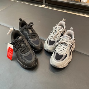 李宁2025男子新款奶椰复古潮流减震回弹经典休闲鞋慢跑鞋AGCV403