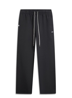 李宁卫裤2025冬季反伍BADFIVE男子直筒加绒保暖宽松卫裤AKLV781