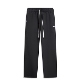 AKLV781 反伍BADFIVE男子直筒加绒保暖宽松卫裤 李宁卫裤 2025冬季