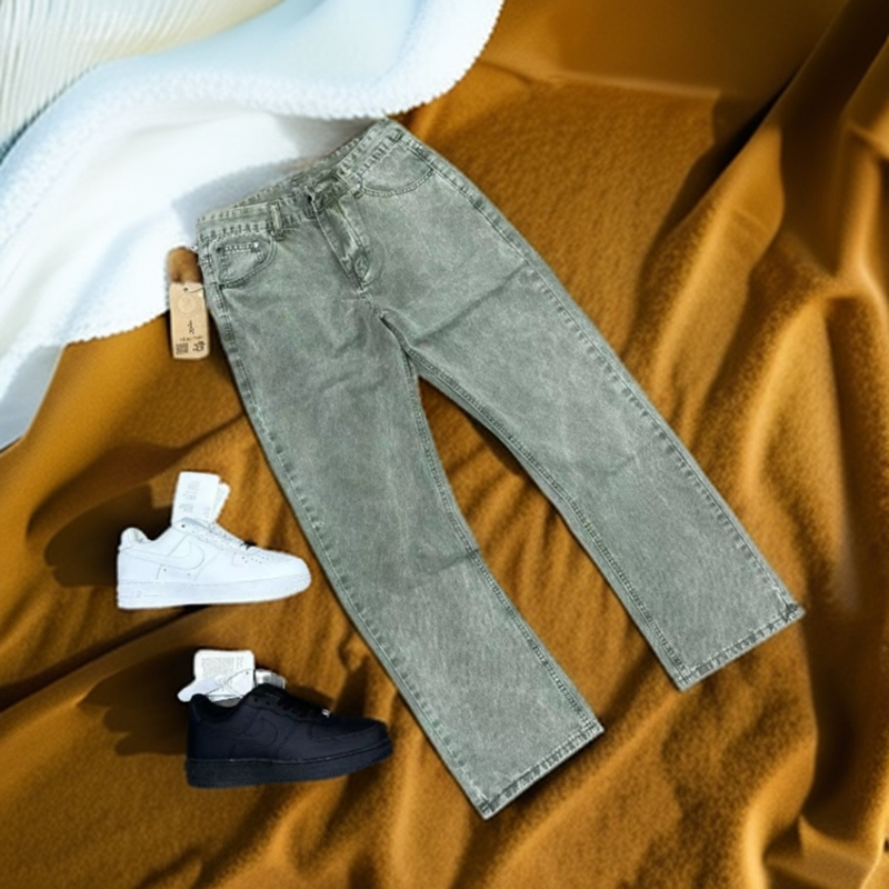 牛仔直筒休闲3016男牛仔裤子潮流牛仔裤春款时尚百搭设计师韩版
