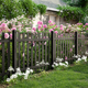 饰菜园花园室外实木小篱笆 户外防腐木栅栏别墅庭院绿化围栏护栏装