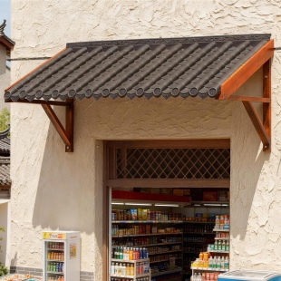 超市门口遮阳棚高层屋檐挡雨板防水雨棚家用自己安装房檐雨搭门头