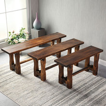 实木长凳木头凳子家用原木长条凳木质板凳户外换鞋凳防腐木长椅子