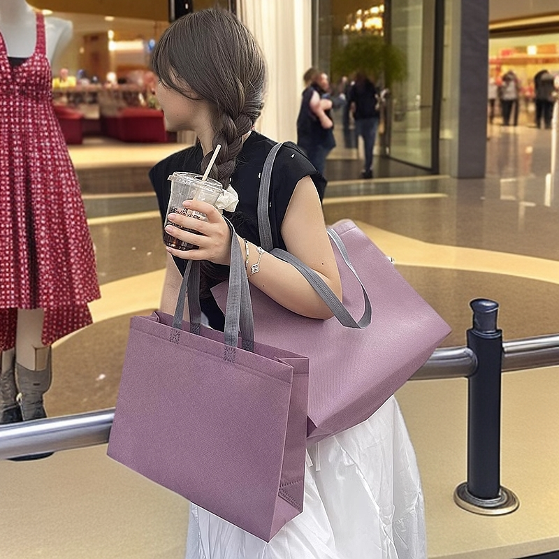 服装店手提袋无纺布女装加厚袋子礼品包装男装购物打包袋定制批发