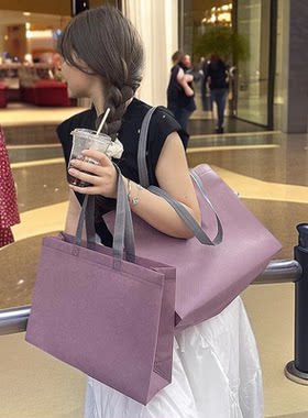服装店手提袋无纺布女装加厚袋子礼品包装男装购物打包袋定制批发