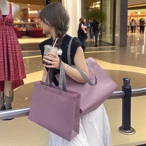 服装店手提袋无纺布女装加厚袋子礼品包装男装购物打包袋定制批发
