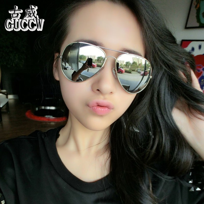 新款太阳镜女彩膜2025新款潮 偏光眼镜墨镜男士 炫彩色蛤蟆镜3025