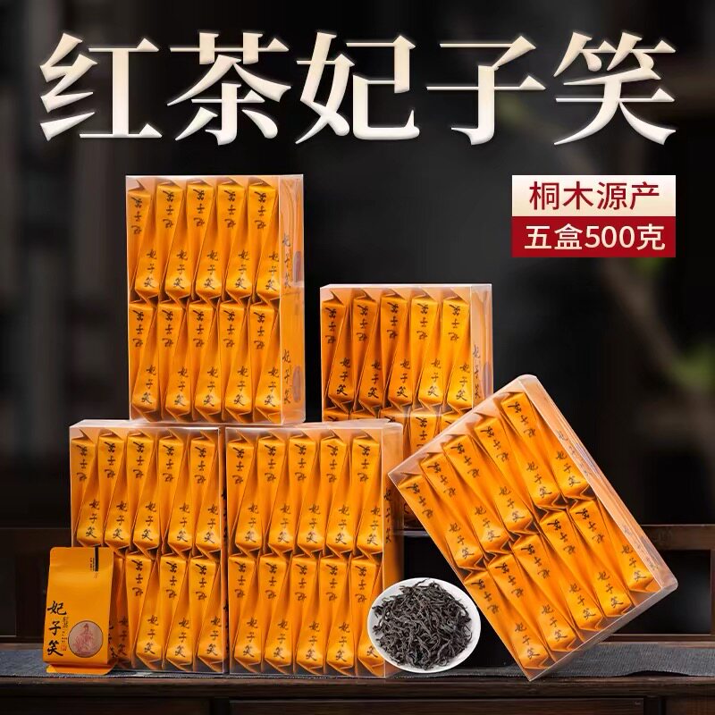 妃子笑红茶花香果香型2025新茶武夷山正山小种红茶小包包装高品质