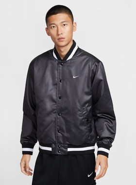 正品耐克男子2025春新款拒水防风篮球运动休闲夹克外套FZ0663-010