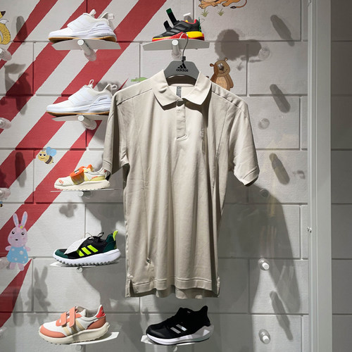 阿迪达斯男装2024夏季新款武极系列纯棉运动休闲短袖POLO衫JE6666