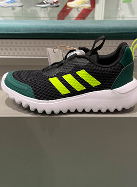 阿迪达斯大童鞋2024夏新款旋转按钮舒适透气百搭运动休闲鞋ID3377