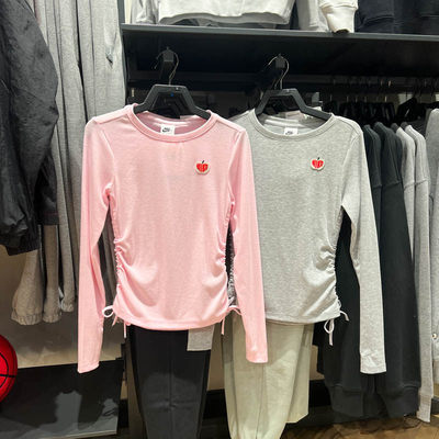 Nike耐克女子2025新款情人节运动休闲舒适圆领长袖T恤 HV8728-063